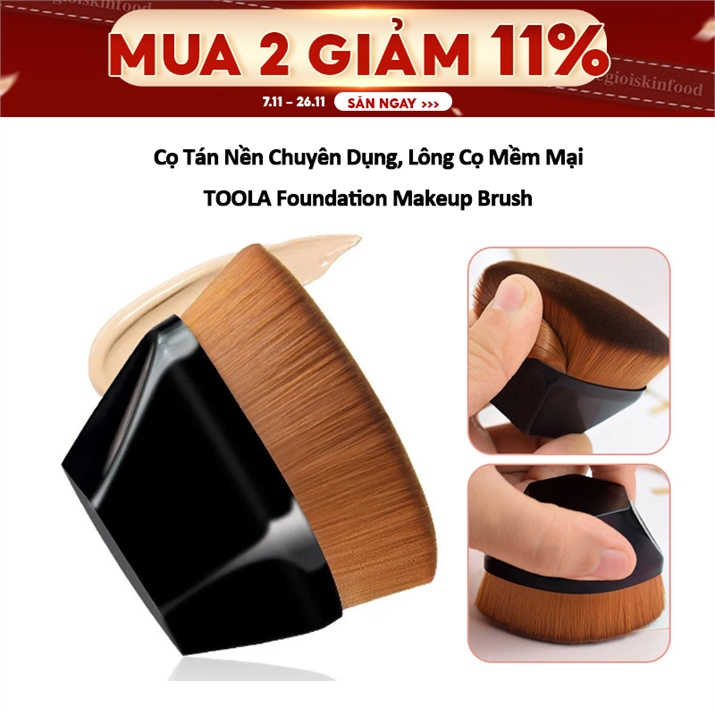 [NHẬP KHẨU] Cọ Tán Nền Chuyên Dụng, Lông Cọ Mềm Mại TOOLA Foundation Makeup Brush - TLA001 1