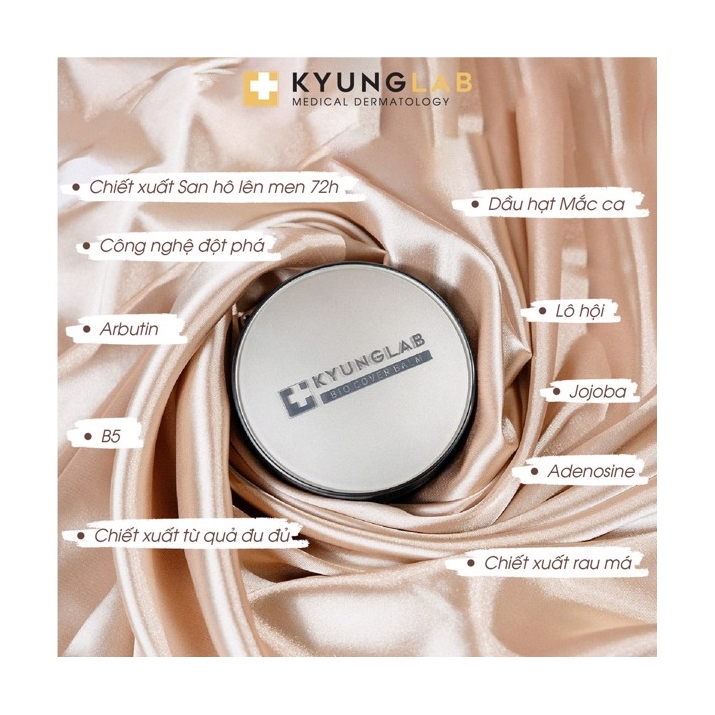 Kyung Lab Phấn nước Bio Cover Balm 15g 3