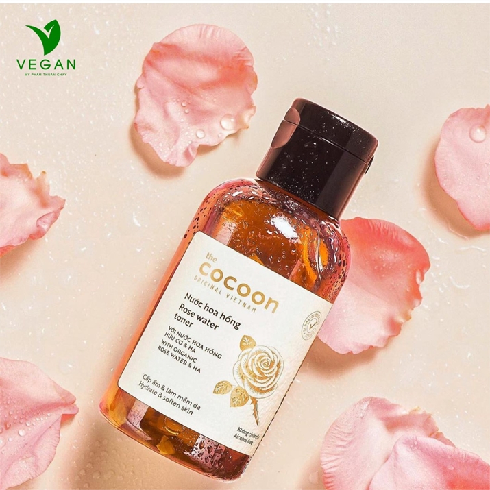 Nước hoa hồng cocoon 140ml (rose water toner) Cấp ẩm cho da 1