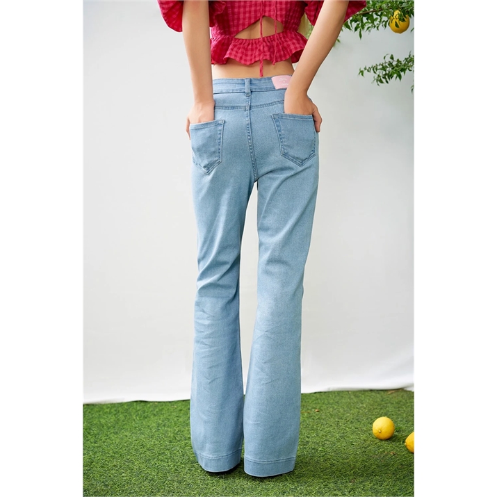 Quần Jeans Dài Ống Loe - Q0312 3