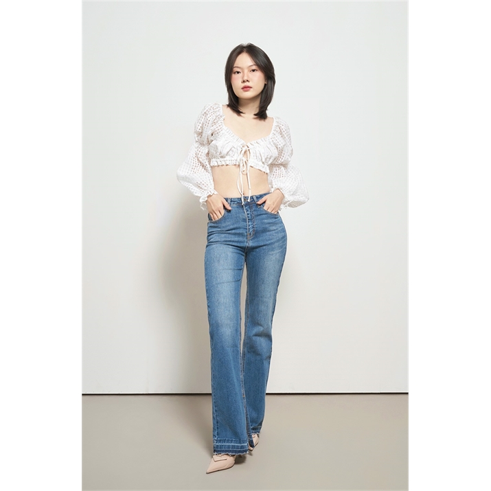 Quần Jeans Loe Xẻ Lai - Q0046 1